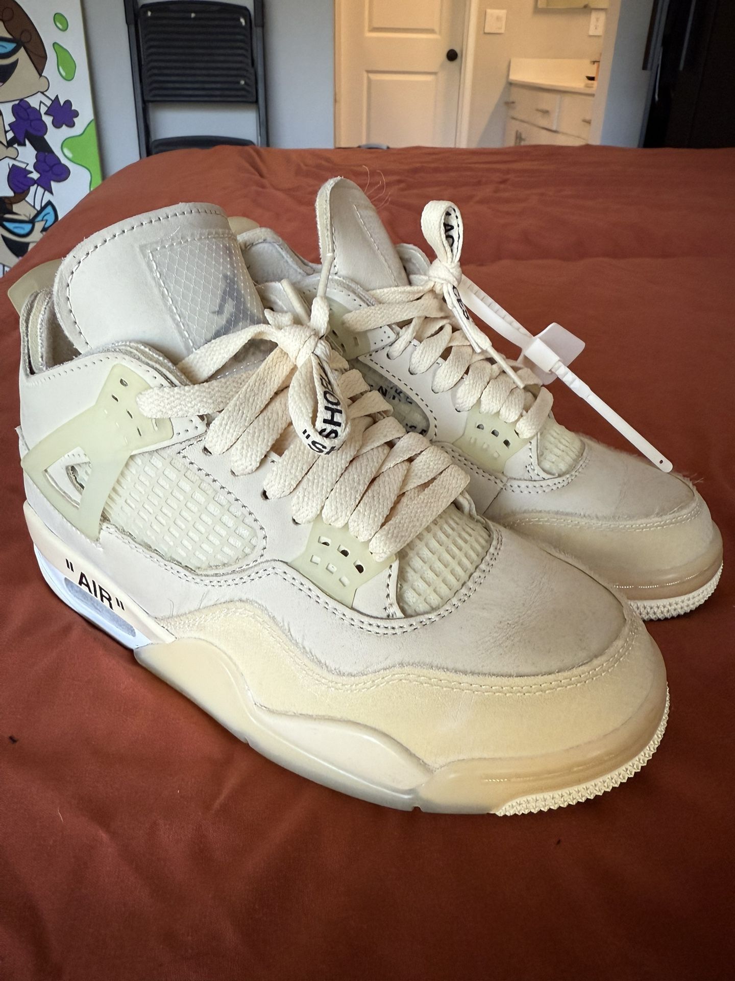 Jordan 4 Retro Sail Off White
