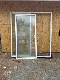 6’ Sliding glass door