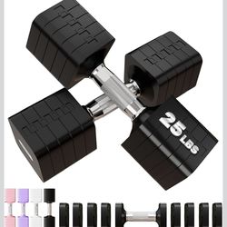 upspeed 15LB 20LB 30LB 40LB 50LB Adjustable Dumbbell Set Free Weights Dumbbells Set for Women Men Hand Weights Sets Adjust Dumbbell Weight Sets for Ho