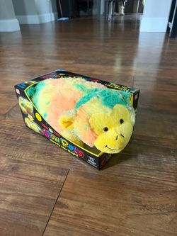Pillow Pets Glow Pets Rainbow Monkey Plush
