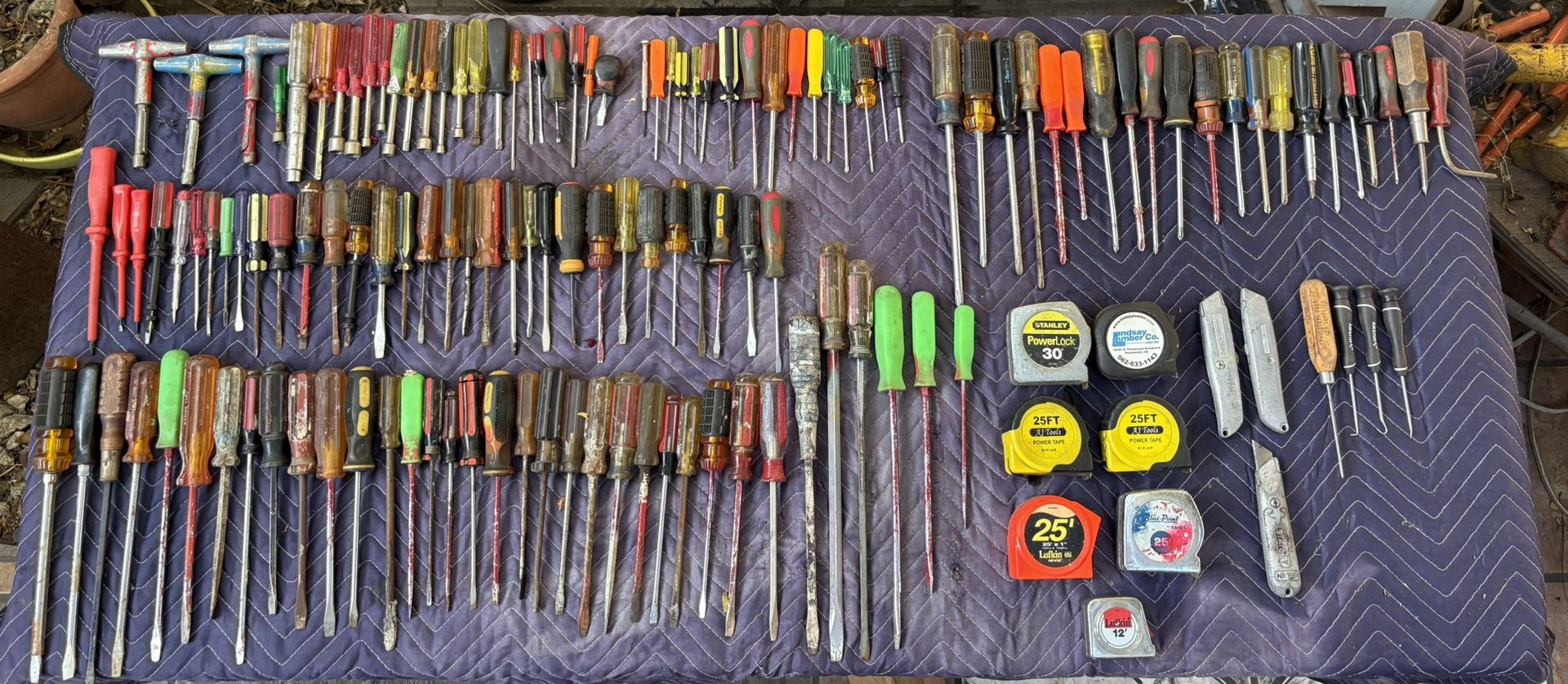 All Types Of Vintage Screwdrivers