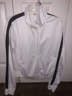 White zipper jacket!!