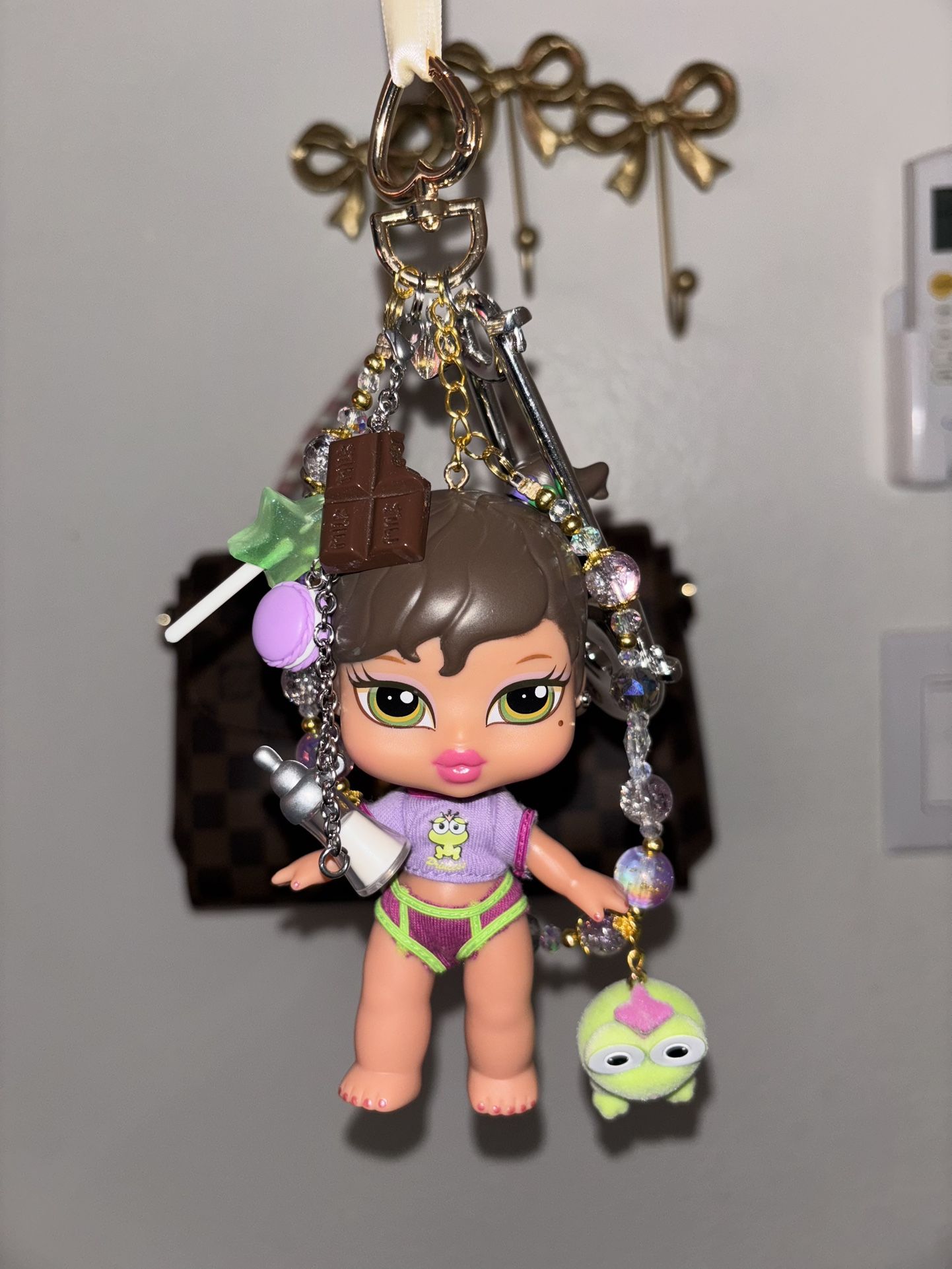 AVAILABLE: Baby Bratz Keychain ✨💜 Yasmin ✨🩷