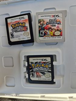 Nintendo DS /3DS games. Pokémon platinum. Pokémon white 2 .Mario  Brothers.