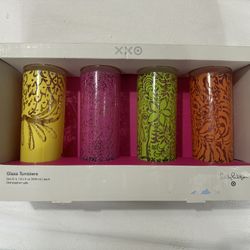 Lilly Pulitzer Glass Tumblers