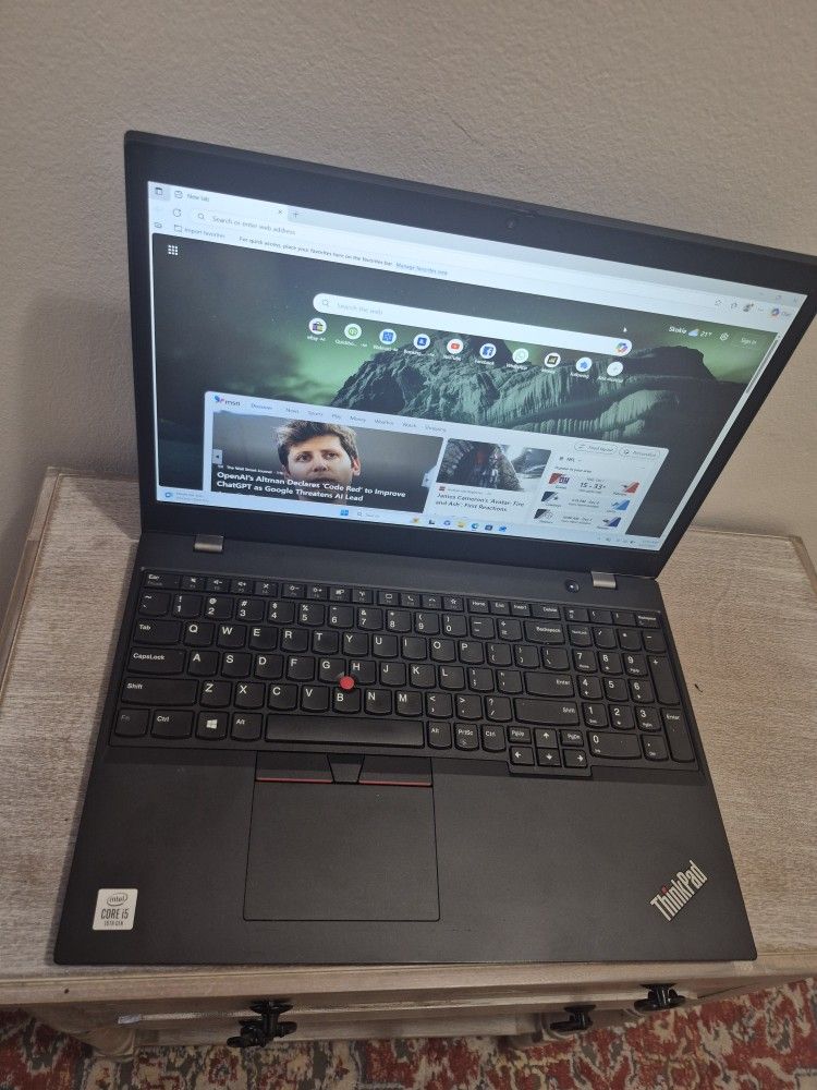 Lenovo ThinkPad L15 Gen 1 – 15.6" Big Screen FHD, 16GB RAM, 512GB SSD, Windows 11 Pro