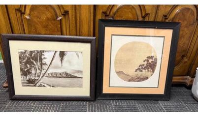 Set of 2 Framed Decorative Prints