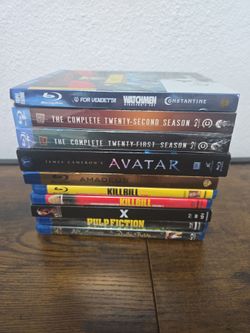 Blu ray movies lot