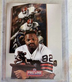 NFL Pro Line Cleveland Browns Michael Dean Perry Autographed Insert Card