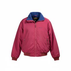 Vintage 80s Eddie Baurer Fleece Lined Windfoil Zip Bomber Made In USA Mens Large