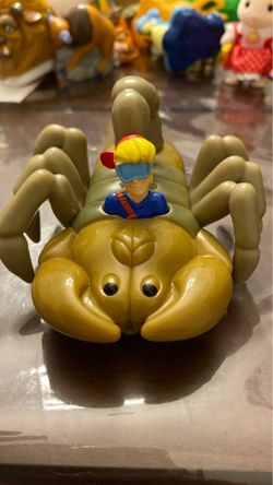1998 Burger King Toy Bug Riders Kid Vid on Scorpion Figure