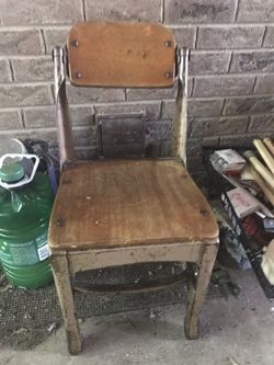 School chair vintage