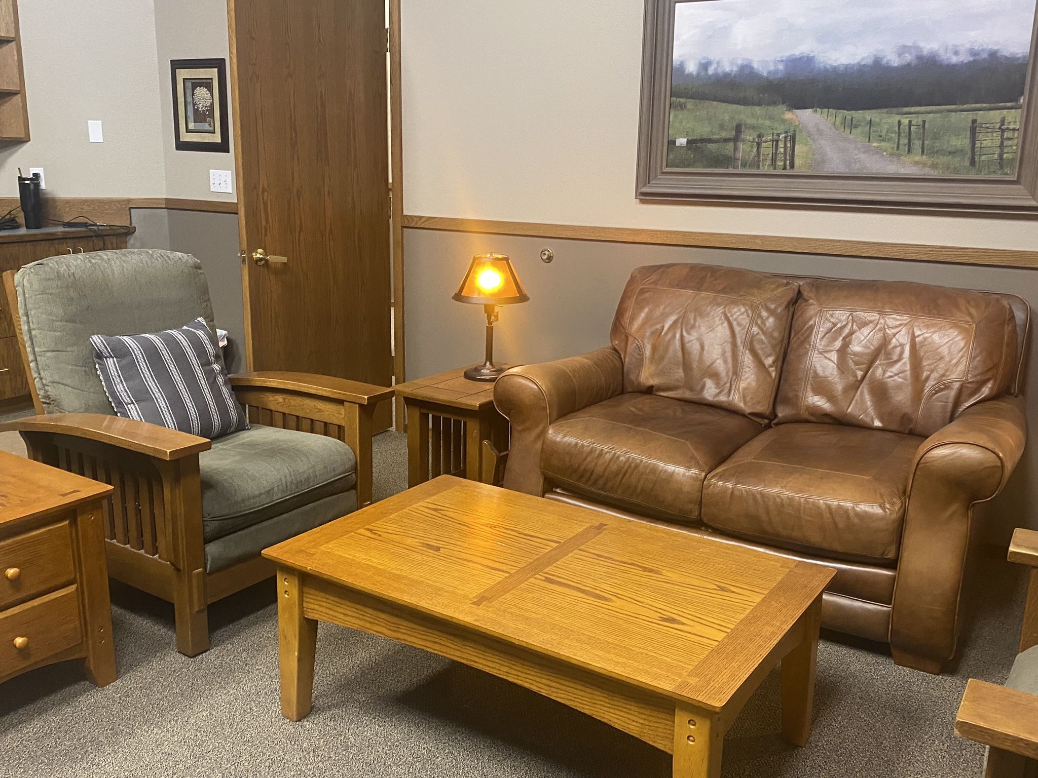 Coffee Table With Matching Side Table