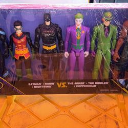 DC Comics, Batman and Robin vs. The Joker and Mr. Freeze, 12-inch Action Figures