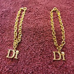 2 Diamond International Chain Bracelets 