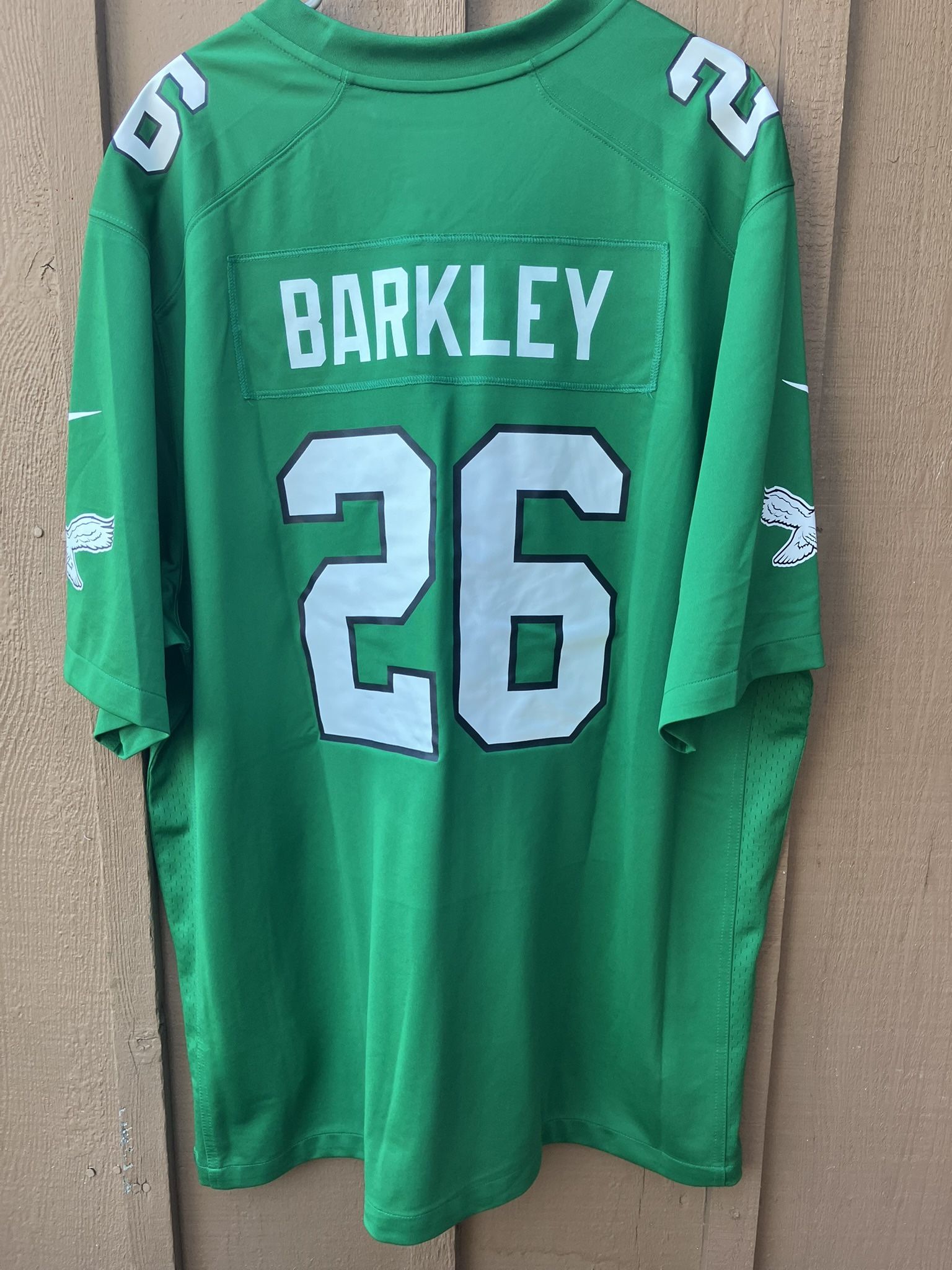π₯π₯ Philadelphia Eagles Saquan Barkley Retro Game Day Jersey Size 3XLπ₯π₯