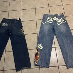 Ed Hardy Jeans Size 12/13 Bundle