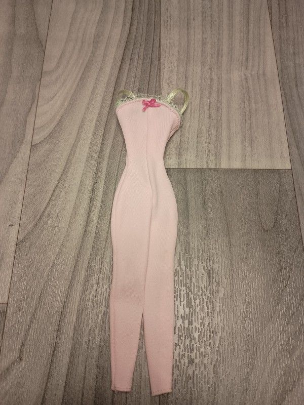 Barbie Ballerina Leotard Outfit Pink Sheer Tights Mattel Original 1999