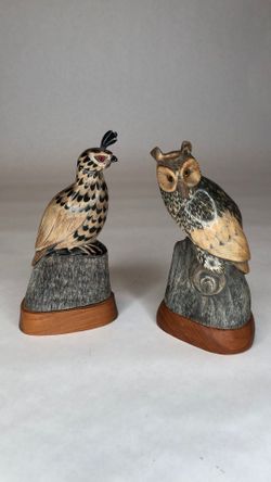 Bird themed Figurines or Book Ends