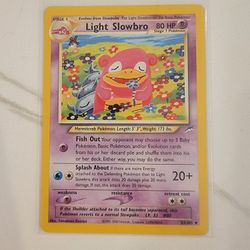 Pokémon TCG Card - LIGHT SLOWBRO - 51/105 - Unlimited - Neo Destiny - LP/NM