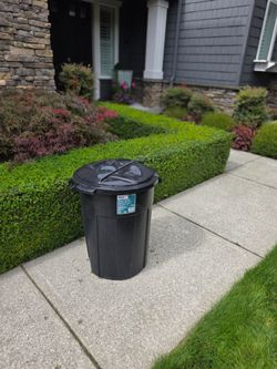 32 Gallon Garage Can with Lid