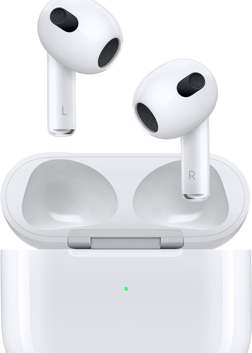 Αpplе Αirpоds 3rd Generation Wireless Bluetooth Headsets White Charging Box case