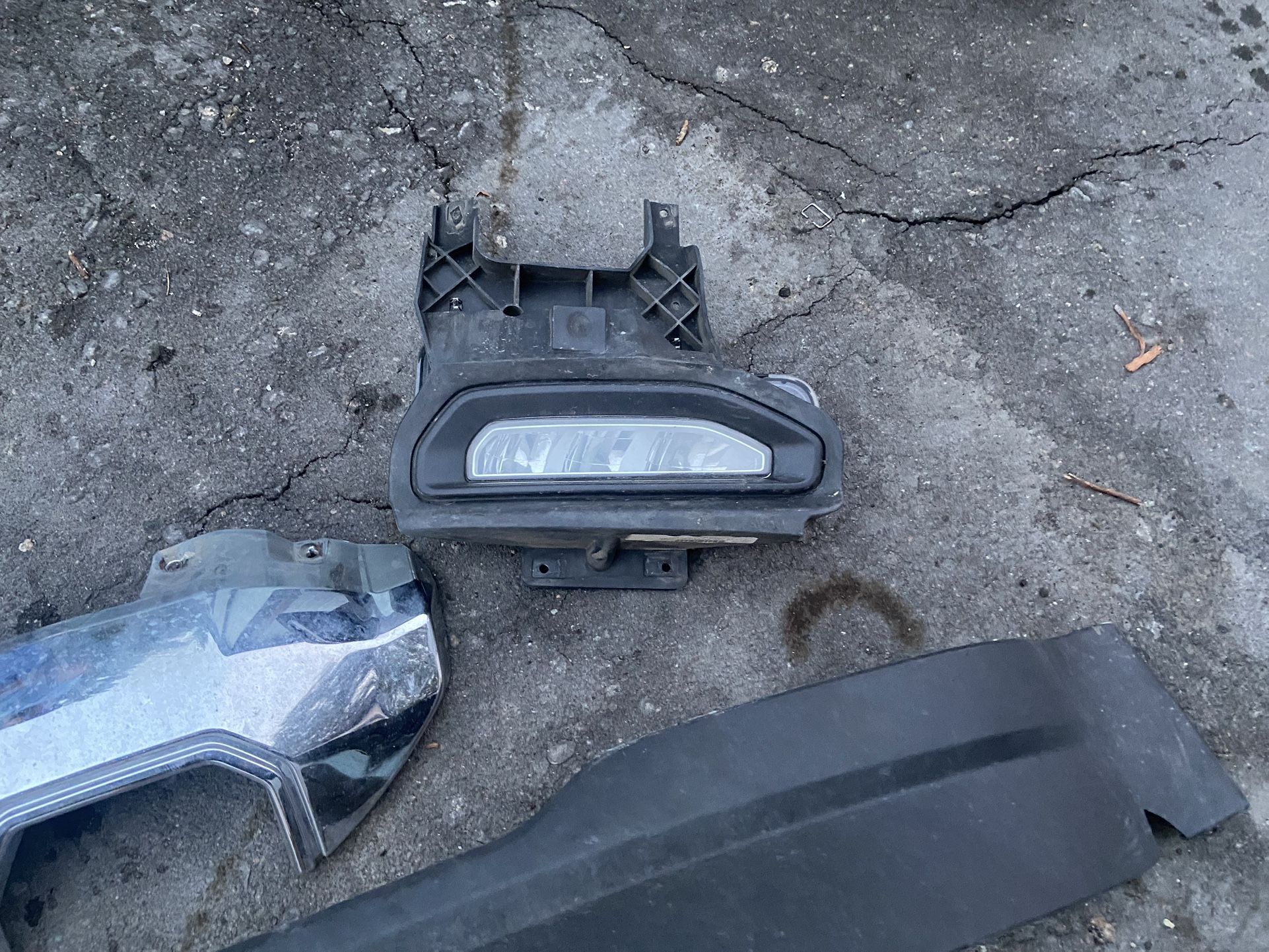 Front End Of Bumper Lower Headlight