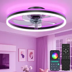 VOLISUN RGB LED Ceiling Fan