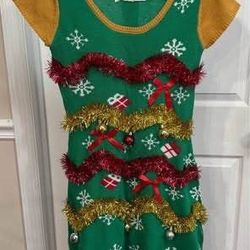 Adult Size Small Ugly Sweater Dress Costume just $7 