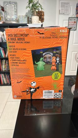 Jack Skellington & Oogie Boogie Inflatable Archway Disney