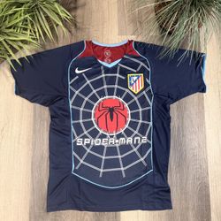 Atletico Madrid Spiderman 2004/05 Retro Soccer Jersey Vintage Football Shirt M