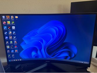 27in 1440p/165hz curved Samsung monitor