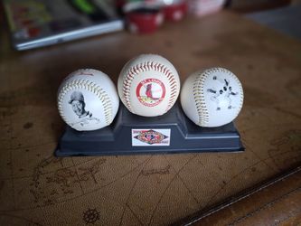 Set Of Three Ozzie Smith Baseballs