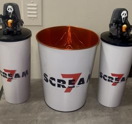 Scream 7 Popcorn Bucket and Topper Cups