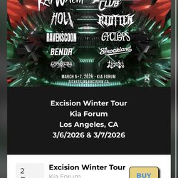 2 Excision Sat Tickets Available 