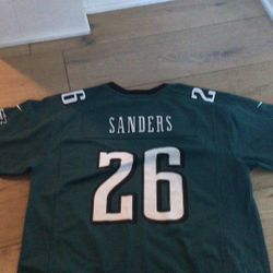 Miles Sanders Midnight Green Eagles Jersey