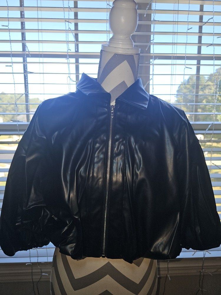 Pleather Shirt/Jacket