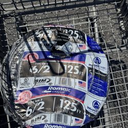 Romex 6/2 Wire 125 Feet $260