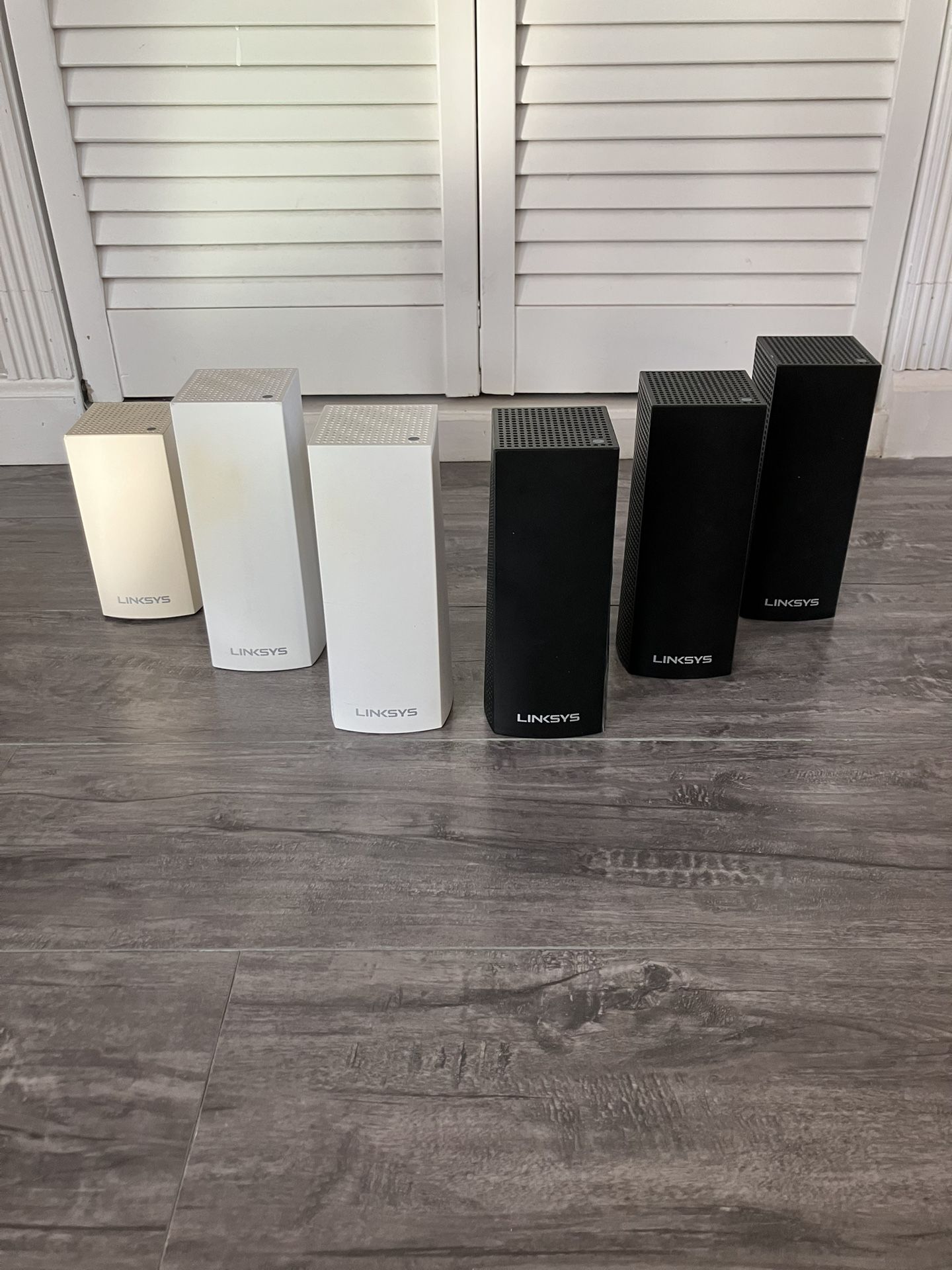 Linksys Mesh Routers.