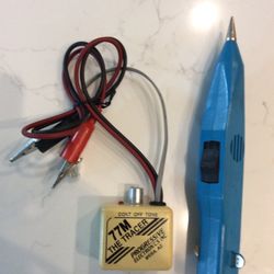 Progressive Electronics 77M Wire Tracers Tele Communication Wire Tester W/Probe (Leviton 49561) Uses 9 Volt Battery