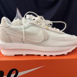 Nike x Sacai LDWaffle’ White Nylon’