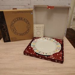 The pampered chef large celebration plate
