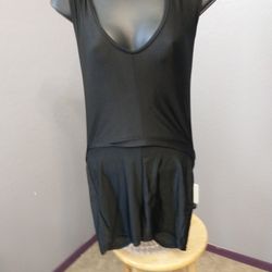 Black one piece bodysuit size small 
