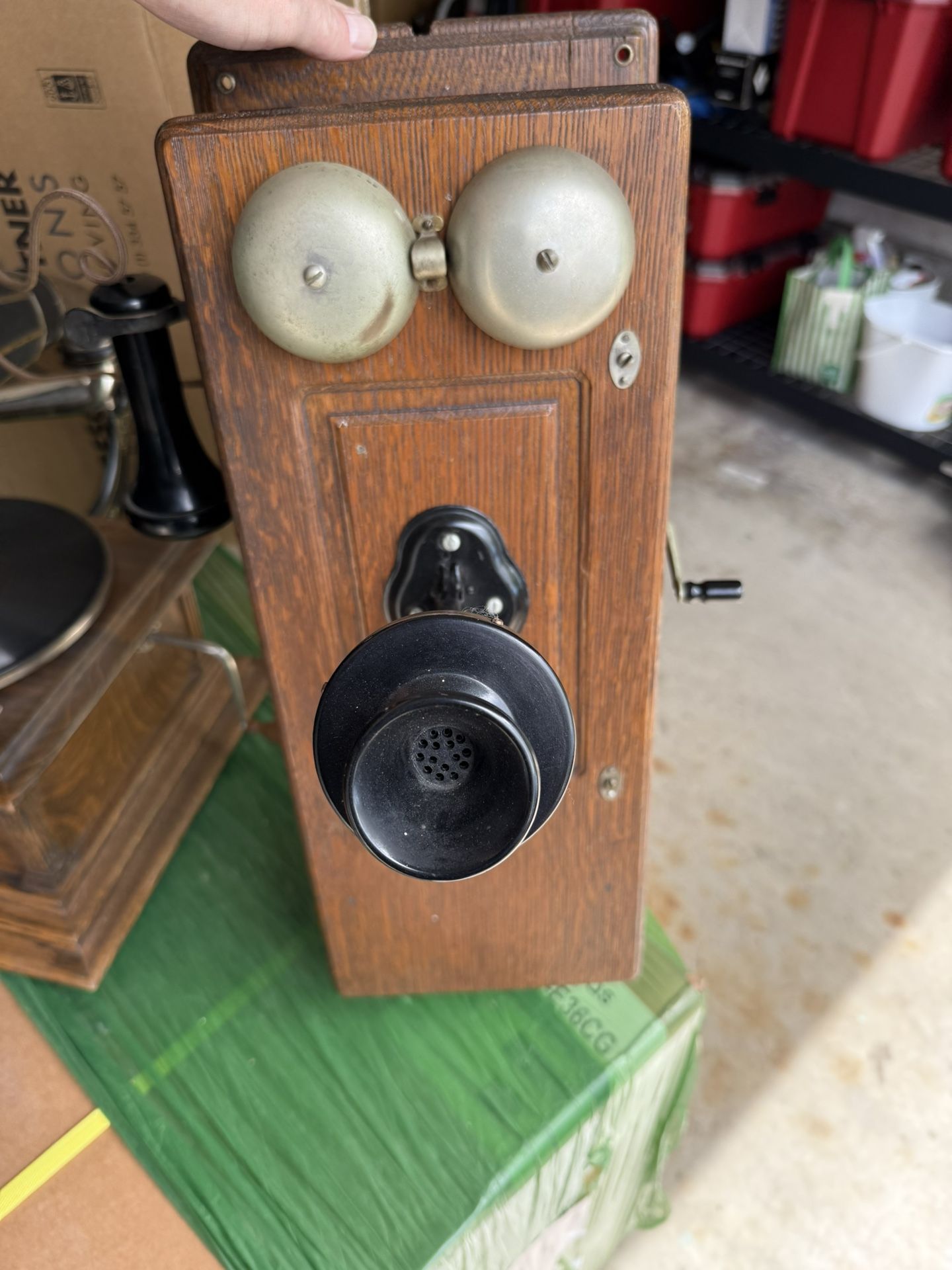 Antique hand-crank Phone