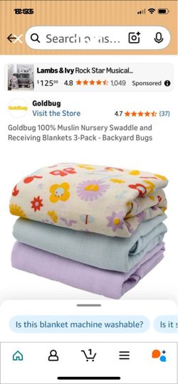 New receiving blankets comes with 3
