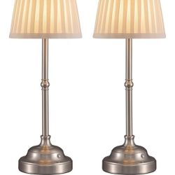 2 LAMPARAS DE NOCHE RECARGABLES NUEVAS 