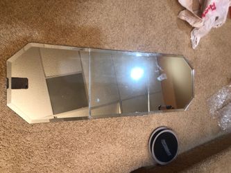 Mirror long oblong for table or event decorating