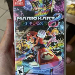 Mario Kart 8 Deluxe Nintendo Switch Original Case & Cartridge 2017 PreOwned Used