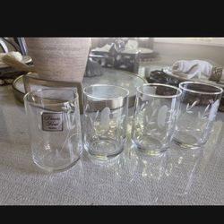 Princess House Princess Heritage CrystalJuice Glasses