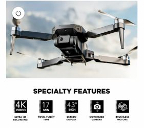 Vivitar Skyvision GPS Foldable Video Drone